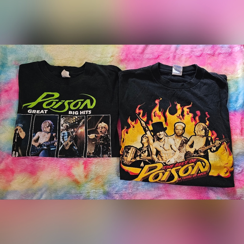 2006 Official Poison Band T-Shirt Bundle